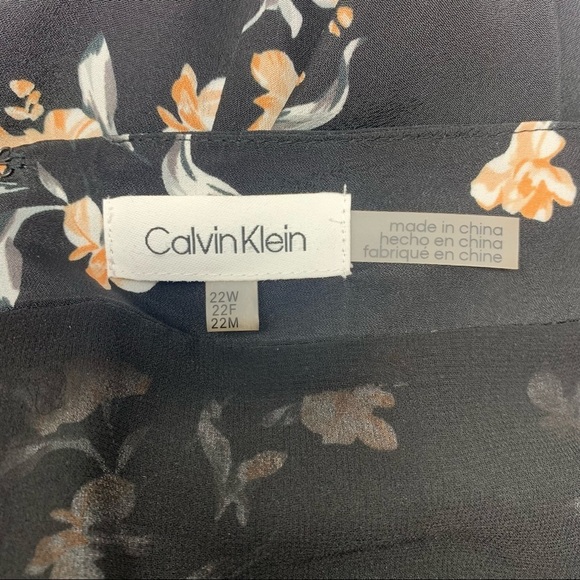 Calvin Klein Patchwork Asymmetrical Skirt - Picture 7 of 8